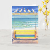 海岸のセレナーデ カード (黄色い花)