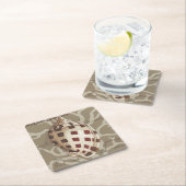 海岸のソネットI スクエアペーパーコースター (インサイチュ)