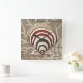 海岸のソネットII スクエア壁時計 (ホーム)