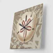 海岸のソネットIII スクエア壁時計 (傾斜)