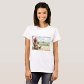 海岸のテディー・ベア Tシャツ (正面フル)