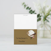 海岸のテーブルのテント ポストカード (スタンド正面)