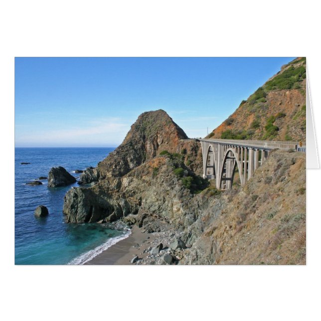 海岸のハイウェー1 -大きい入り江橋 (正面横)