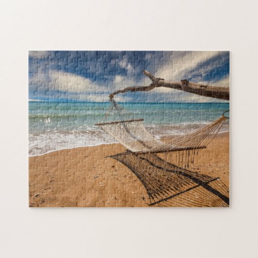 海岸のハンモック ジグソーパズル (横)