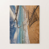 海岸のハンモック ジグソーパズル (縦)