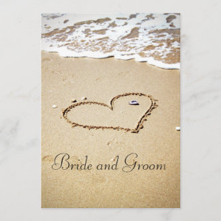 海岸のハート 招待状