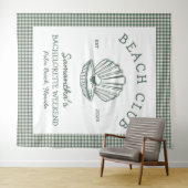 海岸のブライズメイドウィークエンドビーチクラブ タペストリー (インサイチュ(横))