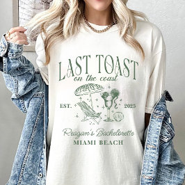 海岸のブライズメイドパーティー グリーン Tシャツ