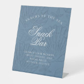 海岸のブルーの貝殻 バチェロレッテ 台座サイン (正面)