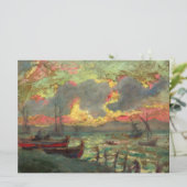 海岸のボート（Kimon Loghi著） カード (スタンド正面)