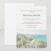 海岸のモザイク招待状 招待状 (正面/裏面)