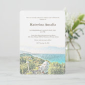 海岸のモザイク招待状 招待状 (スタンド正面)