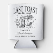 海岸のモダンな独身最後の夜会 黒 缶クーラー (正面)