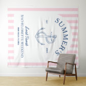 海岸のラストウィークエンド モダンな航海スタイル タペストリー (インサイチュ(横))