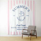 海岸のラストウィークエンド モダンな航海スタイル タペストリー (インサイチュ)