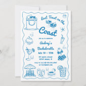 海岸のラストトースト バチェロレッテウィークエンド 招待状 (正面)