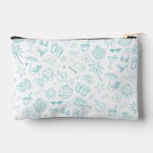 海岸のラスト toast ターコイズ アクセサリーポーチ (裏面)