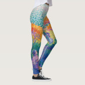 海岸のレギンスの絵画女性 レギンス (右)