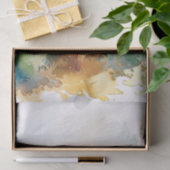 海岸の切り離し船の水彩船 薄葉紙 (ギフト)