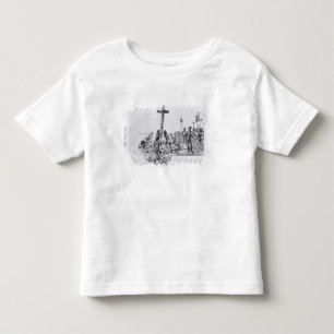 海岸の十字をセットアップするバルボア トドラーTシャツ