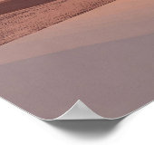 海岸の夕日をテーマにした壁アート - リビングルームの装飾に最適 ポスター (角)