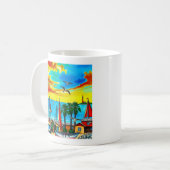 海岸の夢景色 コーヒーマグカップ (正面左)