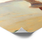 海岸の女の子 ポスター (角)