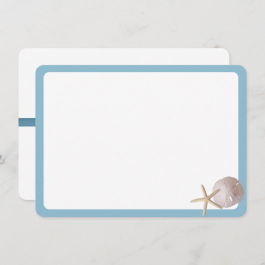 海岸の宝物 ありがとうございます サンキューカード (正面/裏面)