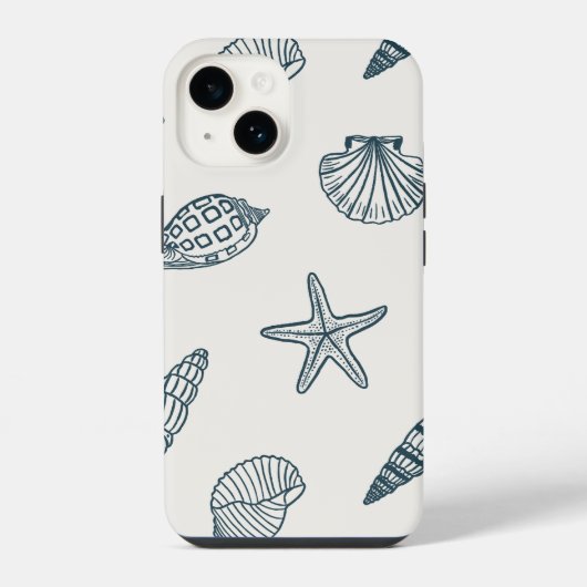 海岸の宝物 海の深み iPhoneケース (裏面)