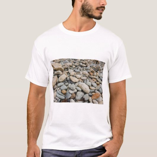 海岸の小石 Tシャツ (正面)