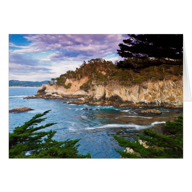 海岸の崖の風景 (正面横)