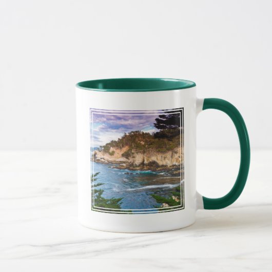 海岸の崖の風景 マグカップ (右)
