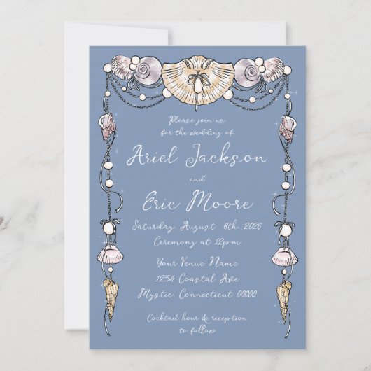 海岸の招待状 招待状 (正面)