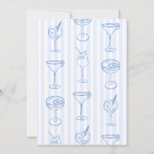 海岸の最後のトーストは私の? 招待状 (裏面)