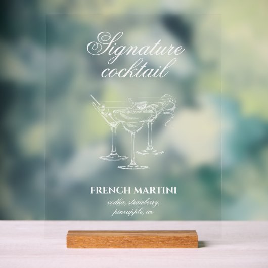 海岸の最後のトーストバチェロレッテアクリル記号 アクリルサイン (ニュートラル)