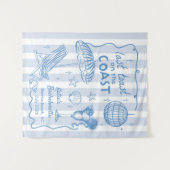 海岸の最後のトーストバチェロレッテバナー タペストリー (正面(横))