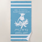 海岸の最後のトーストバチェロレッテ ビーチタオル (正面)