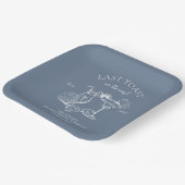 海岸の最後のトーストバチェロレッテ ペーパープレート (傾斜あり)