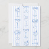 海岸の最後のトーストバチェロレッテ 招待状 (裏面)