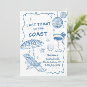 海岸の最後のトーストバチェロレッテ 招待状 (スタンド正面)