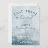 海岸の最後のトーストバチェロレッテ 招待状 (正面)