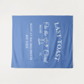 海岸の最後のトーストビーチバチェロレッテ タペストリー (正面(横))