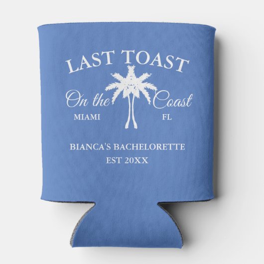 海岸の最後のトーストビーチバチェロレッテ 缶クーラー (裏面)