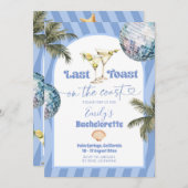 海岸の最後の乾杯 バチェロレッテの旅程 招待状 (正面/裏面)