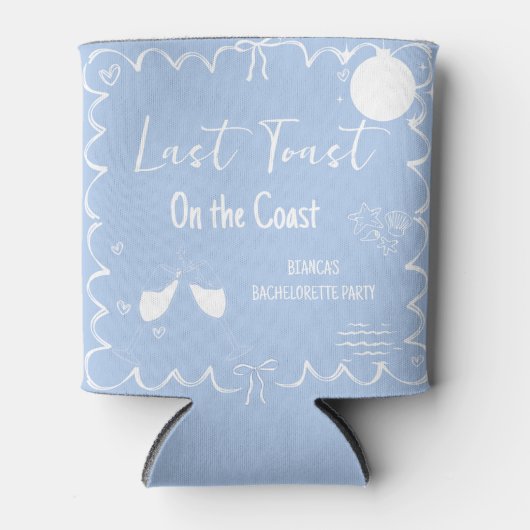 海岸の最後の乾杯 バチェロレッテウィークエンドパーティー 缶クーラー (正面)