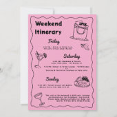 海岸の最後の乾杯 バチェロレッテウィークエンド 招待状 (裏面)