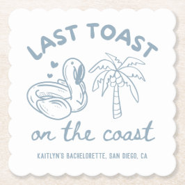 海岸の最後の乾杯 バチェロレッテパーティーコースター ペーパーコースター