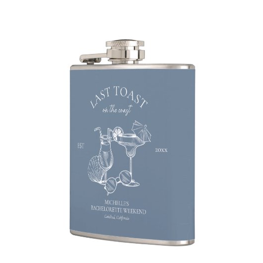 海岸の最後の乾杯 バチェロレッテパーティー フラスク (左)