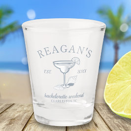 "海岸の最後の乾杯"ビーチバチェロレッテパーティー ショットグラス