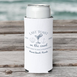 海岸の最後の乾杯 ビーチ バチェロレッテ パーティー スリム缶クーラー